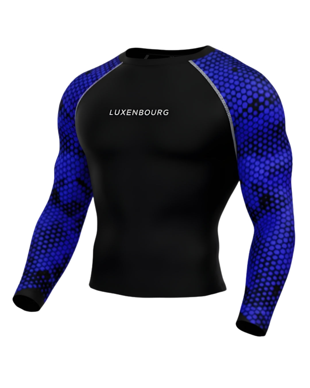 Hexa Blue Dual-Sleeve Compression