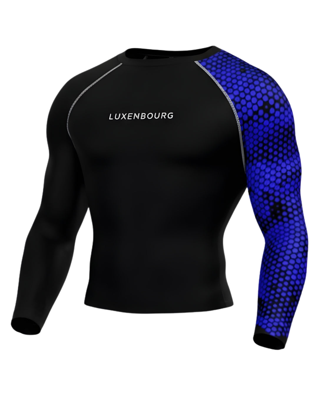 Hexa Blue Asymmetrical Compression