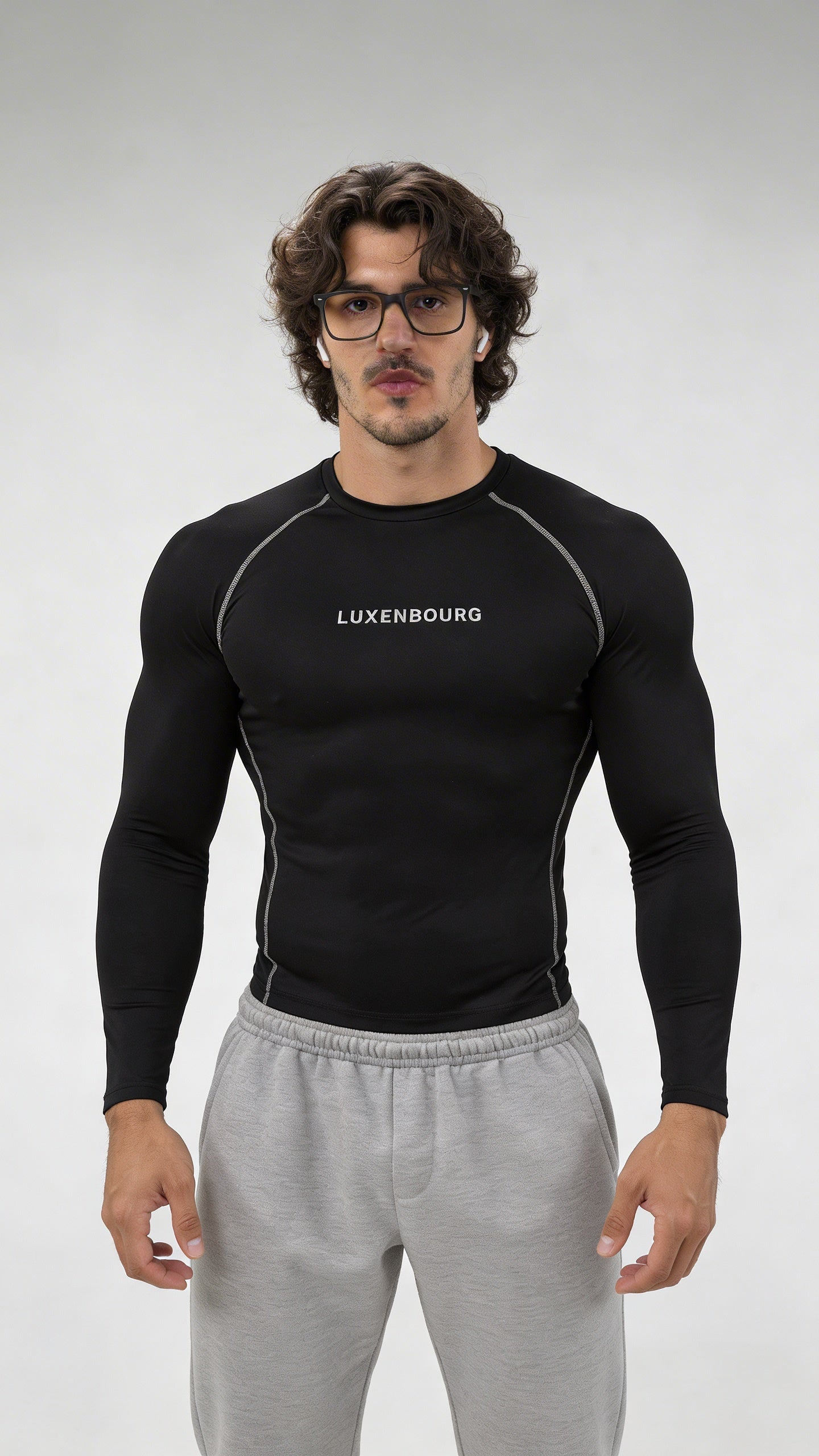 LUXENBOURG Essential Black Compression Tee