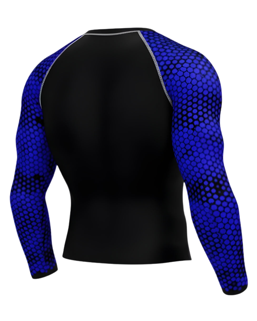 Hexa Blue Dual-Sleeve Compression