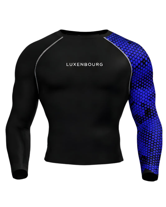 Hexa Blue Asymmetrical Compression