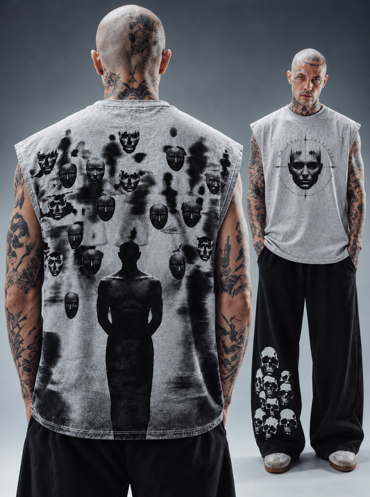 Illusion Unisex Cotton Vest