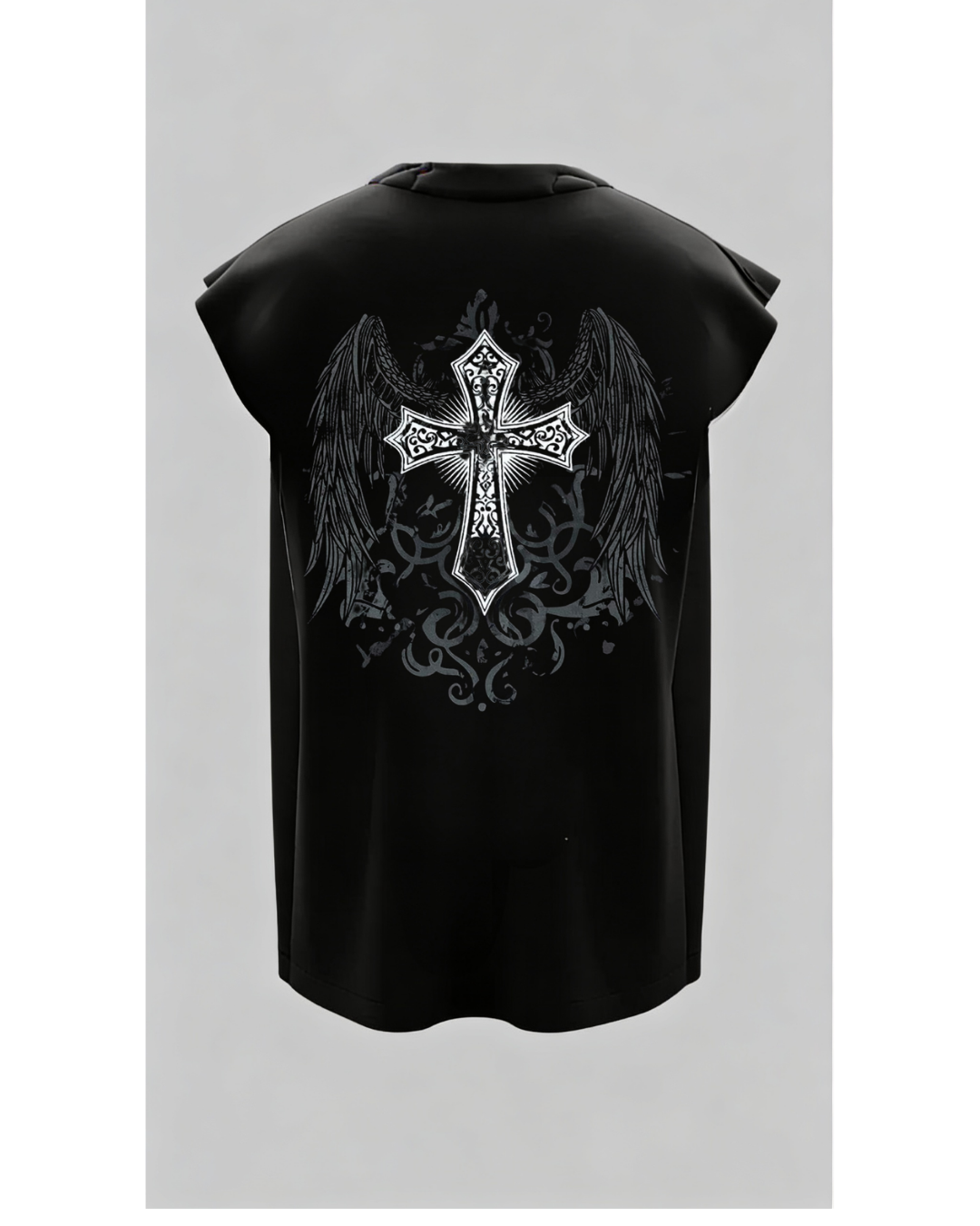 ANGEL OF RUIN Cotton Oversized Fit Vest