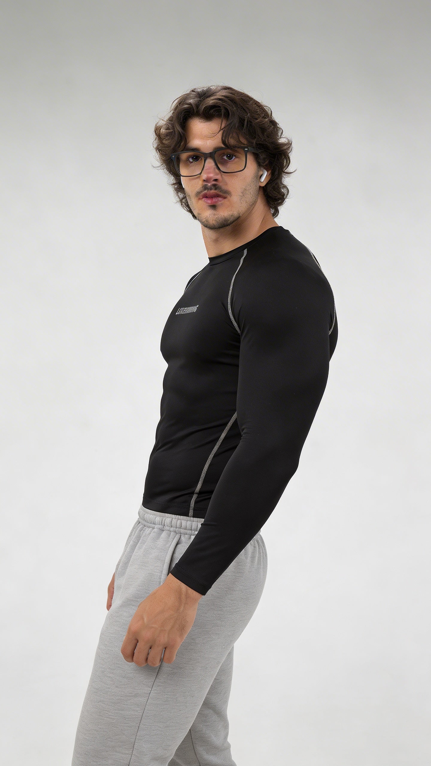 LUXENBOURG Essential Black Compression Tee