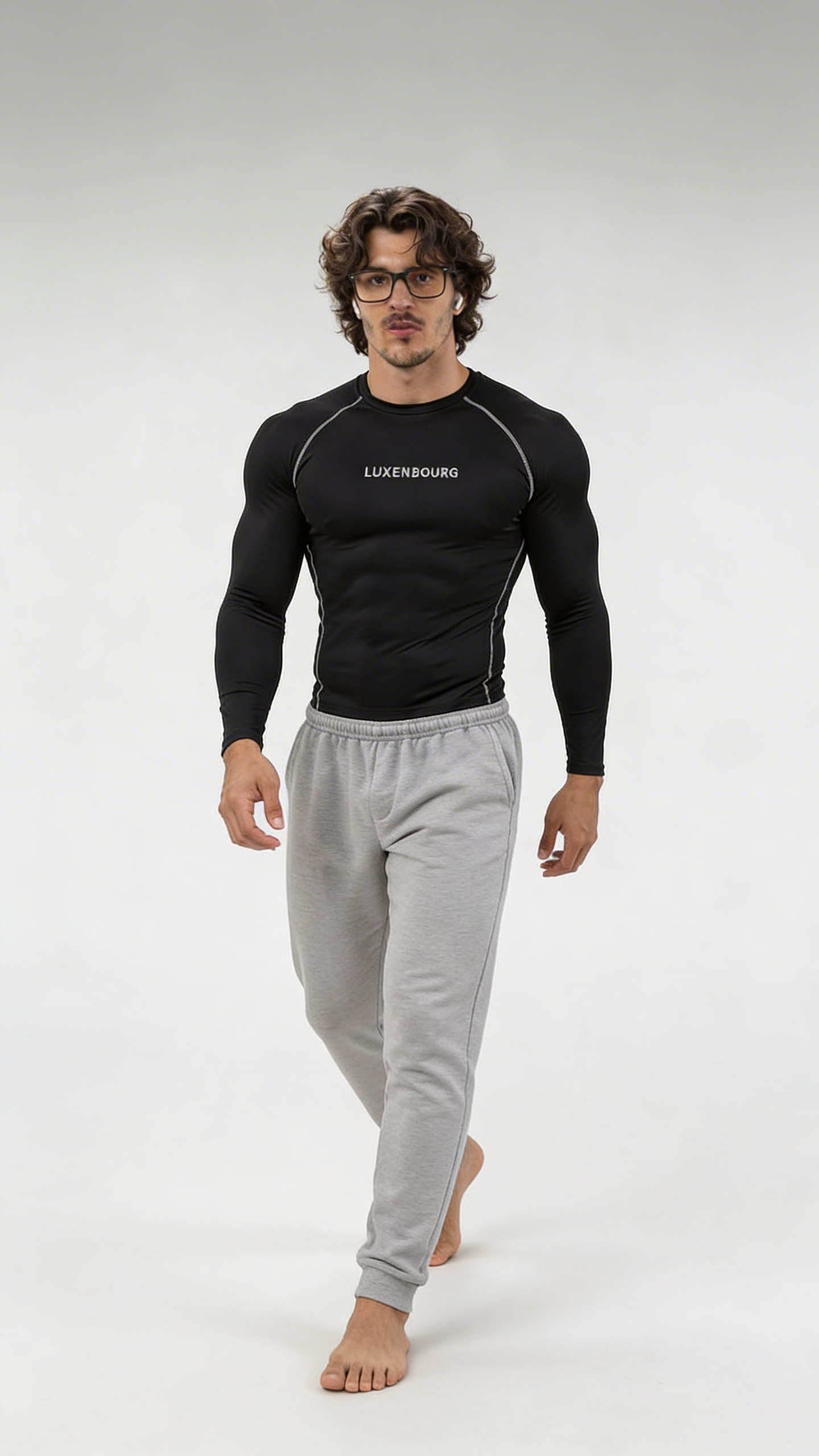 LUXENBOURG Essential Black Compression Tee