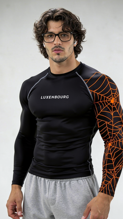 LUXENBOURG Spider Web Compression Tee