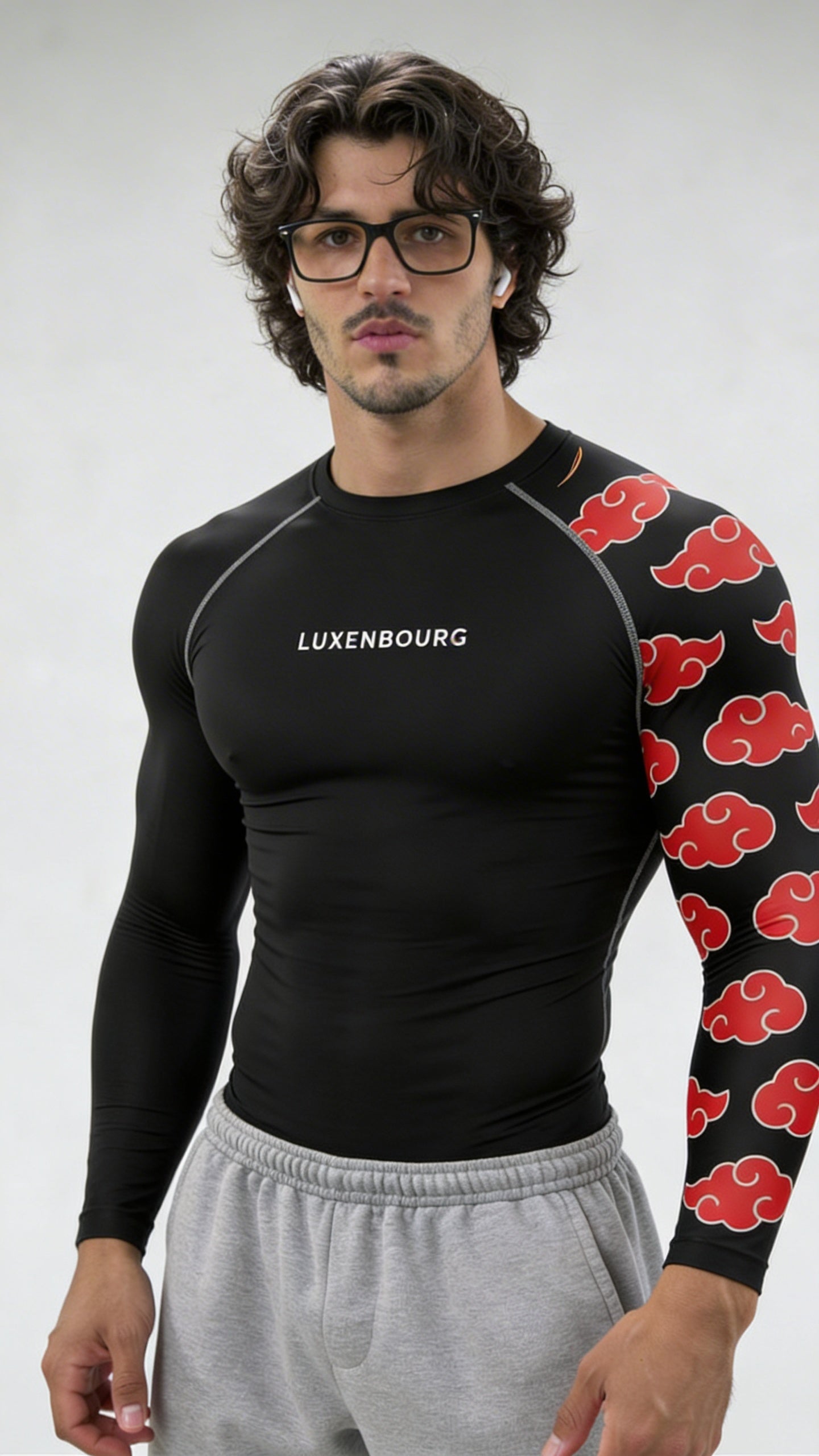 LUXENBOURG Anime Cloud Compression Tee