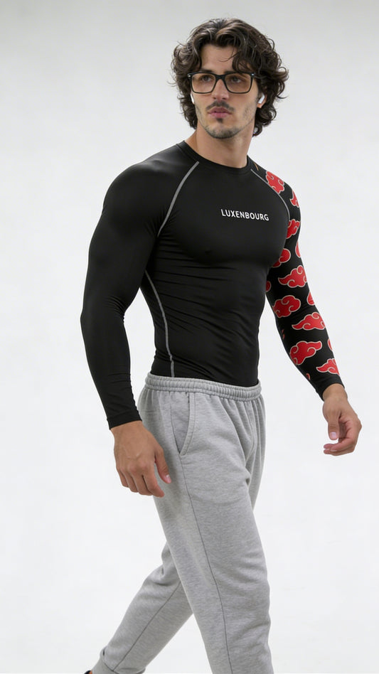 LUXENBOURG Anime Cloud Compression Tee