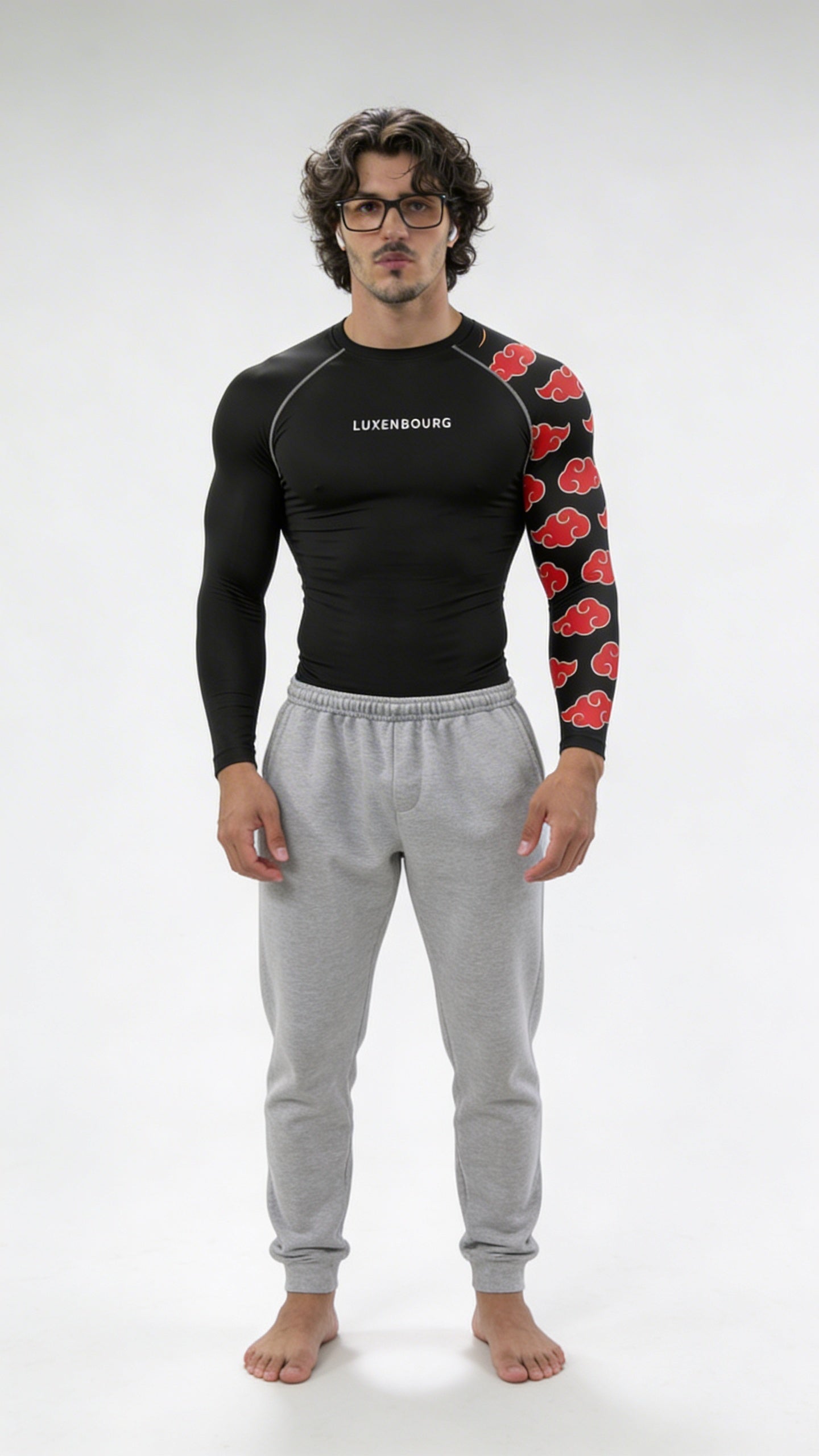 LUXENBOURG Anime Cloud Compression Tee