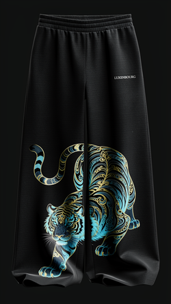 LUXENBOURG Blue Lion Cotton Baggy Jogger