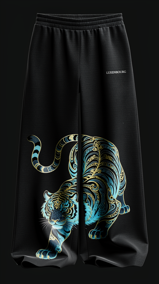 LUXENBOURG Blue Lion Cotton Baggy Jogger