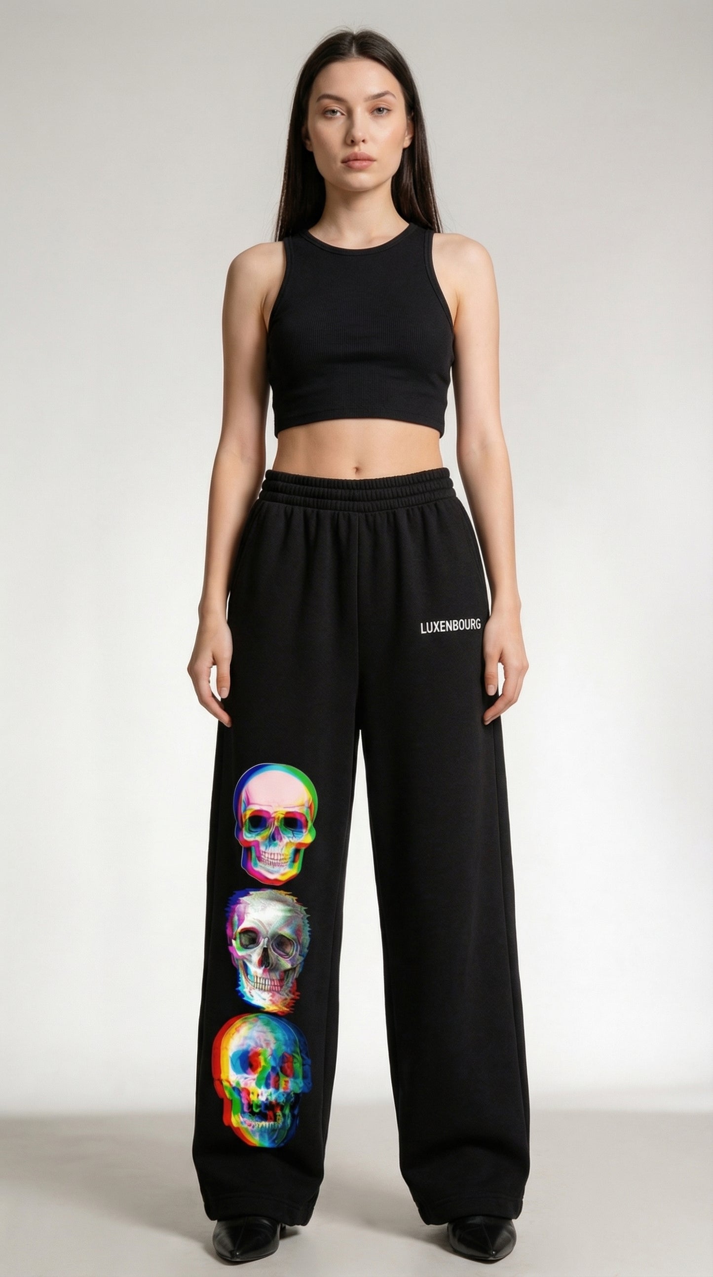 Chromatic Skull Cotton  Trousers