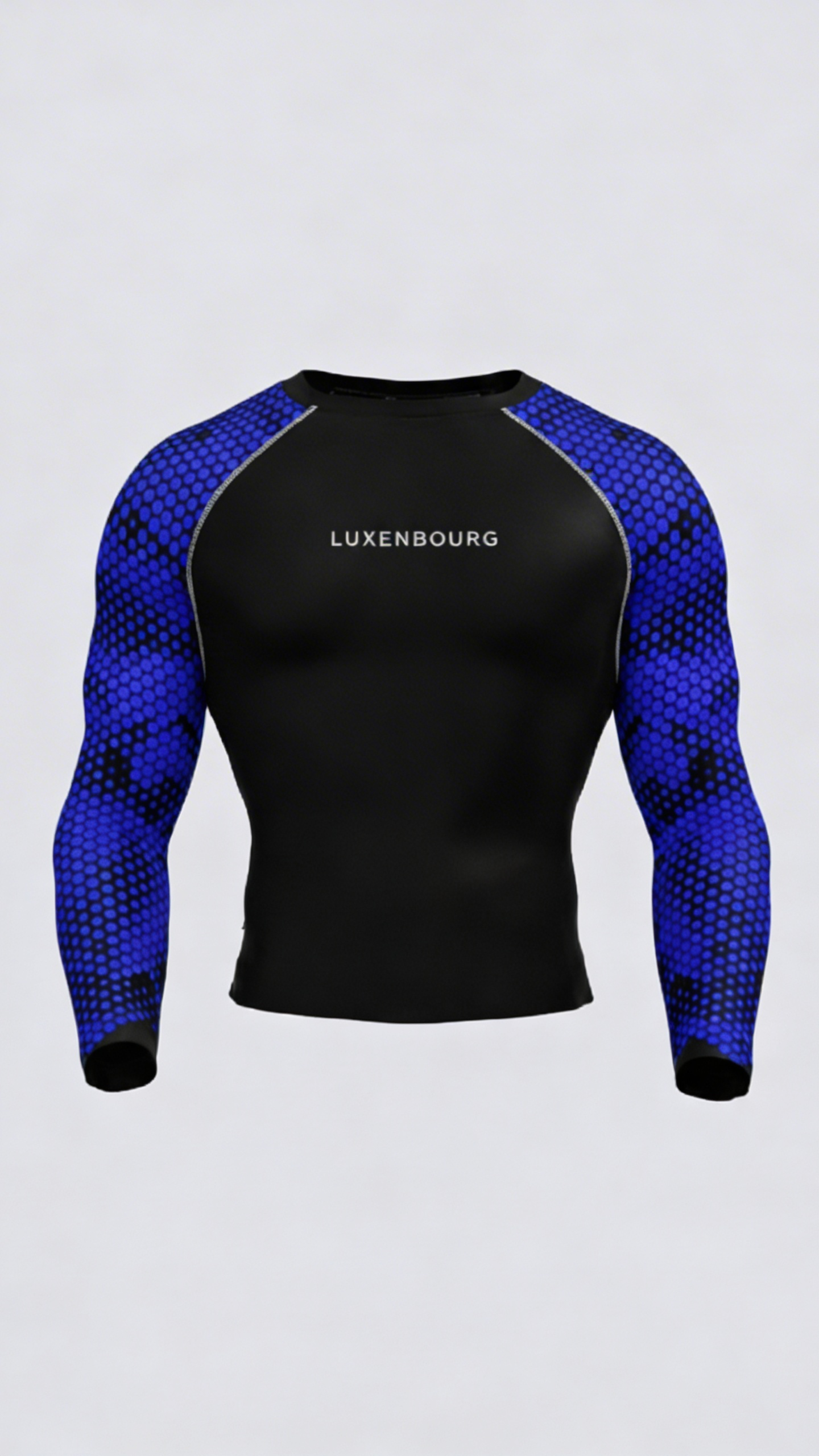 Hexa Blue Dual-Sleeve Compression