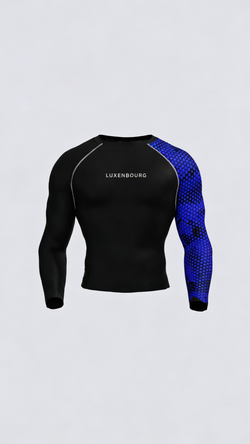 Hexa Blue Asymmetrical Compression