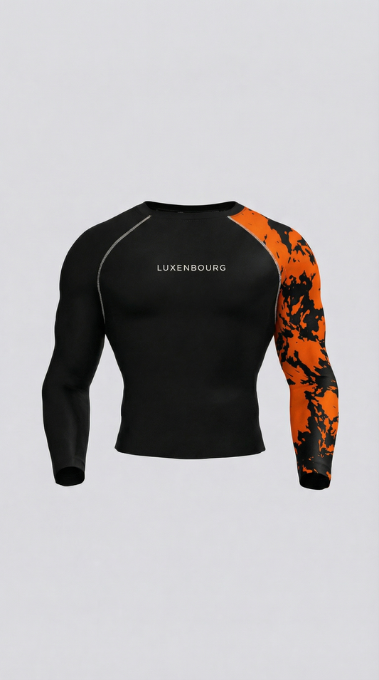 Black Core Compression with Camo Sleeve