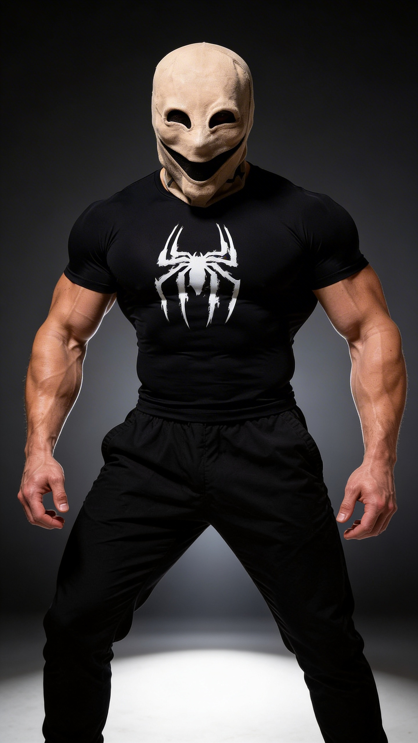 LUXENBOURG Spider Compression Tee