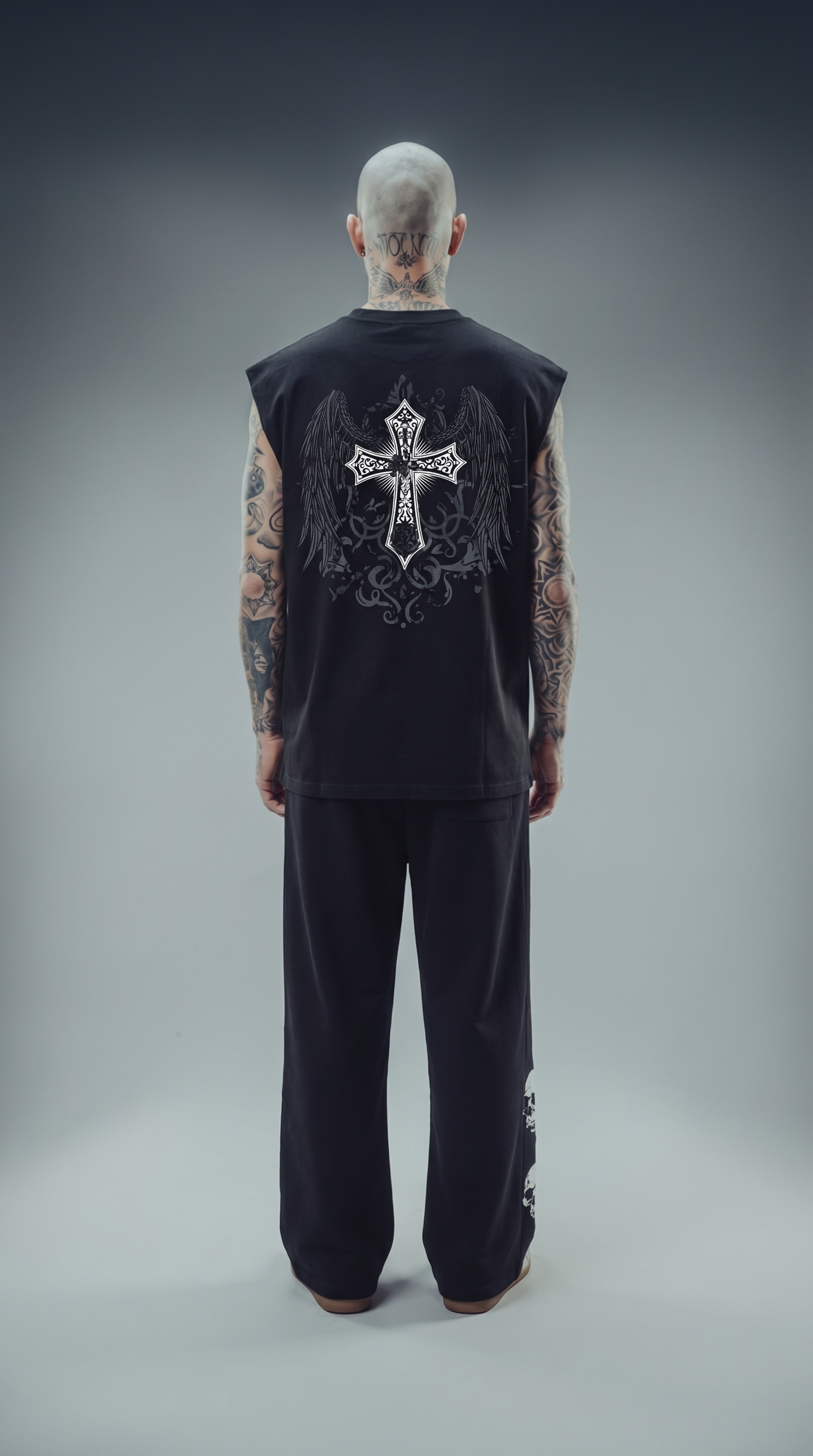 ANGEL OF RUIN Cotton Oversized Fit Vest