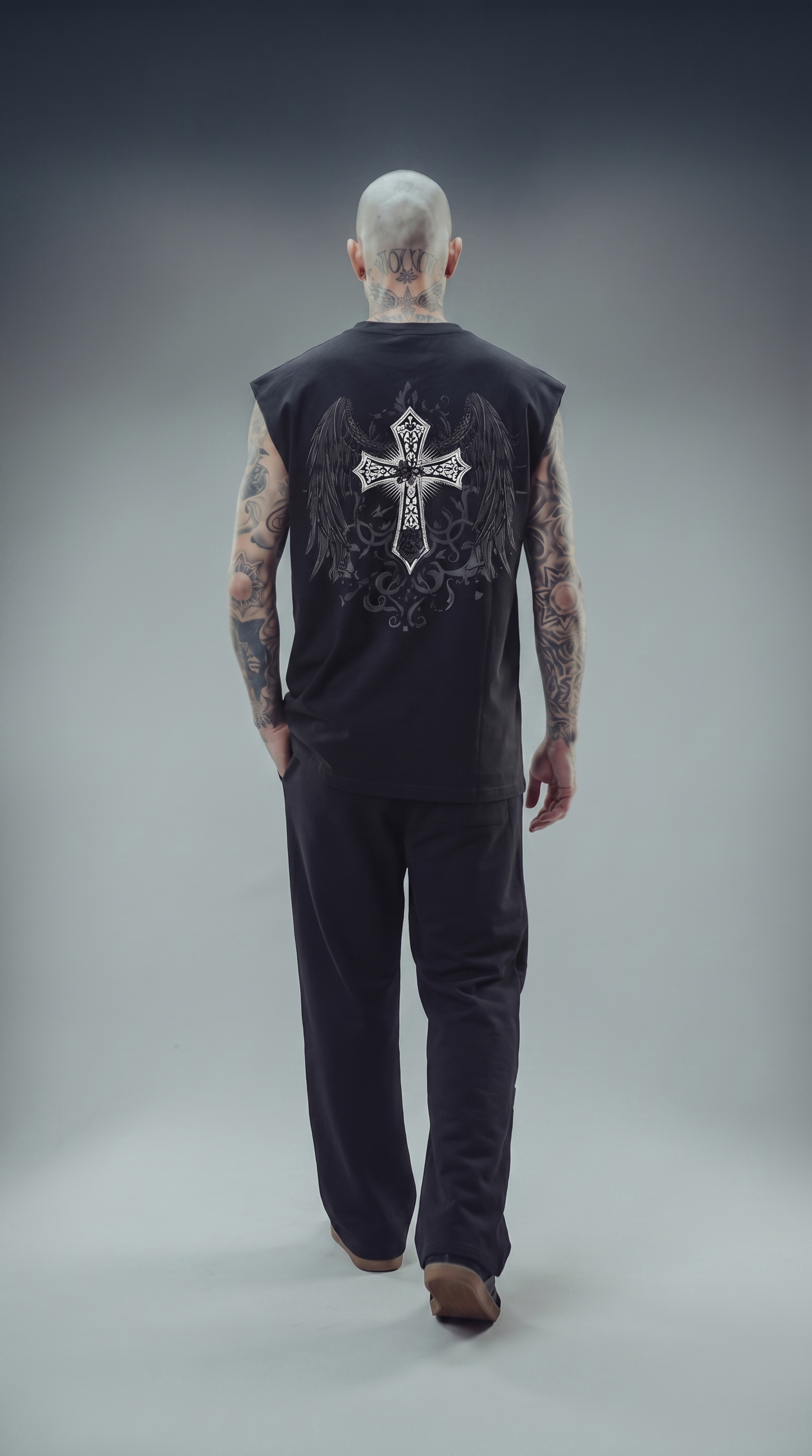 ANGEL OF RUIN Cotton Oversized Fit Vest
