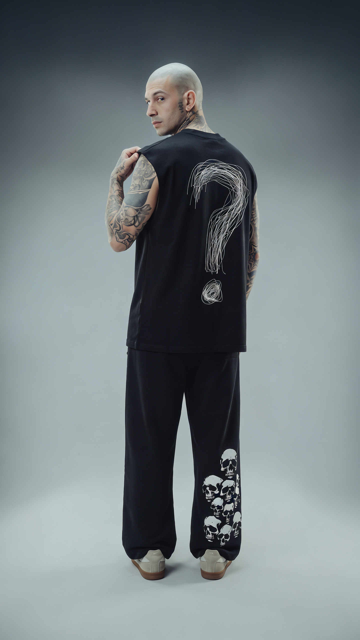 LUXENBOURG  EXISTENCE ERROR Cotton Oversized Vest