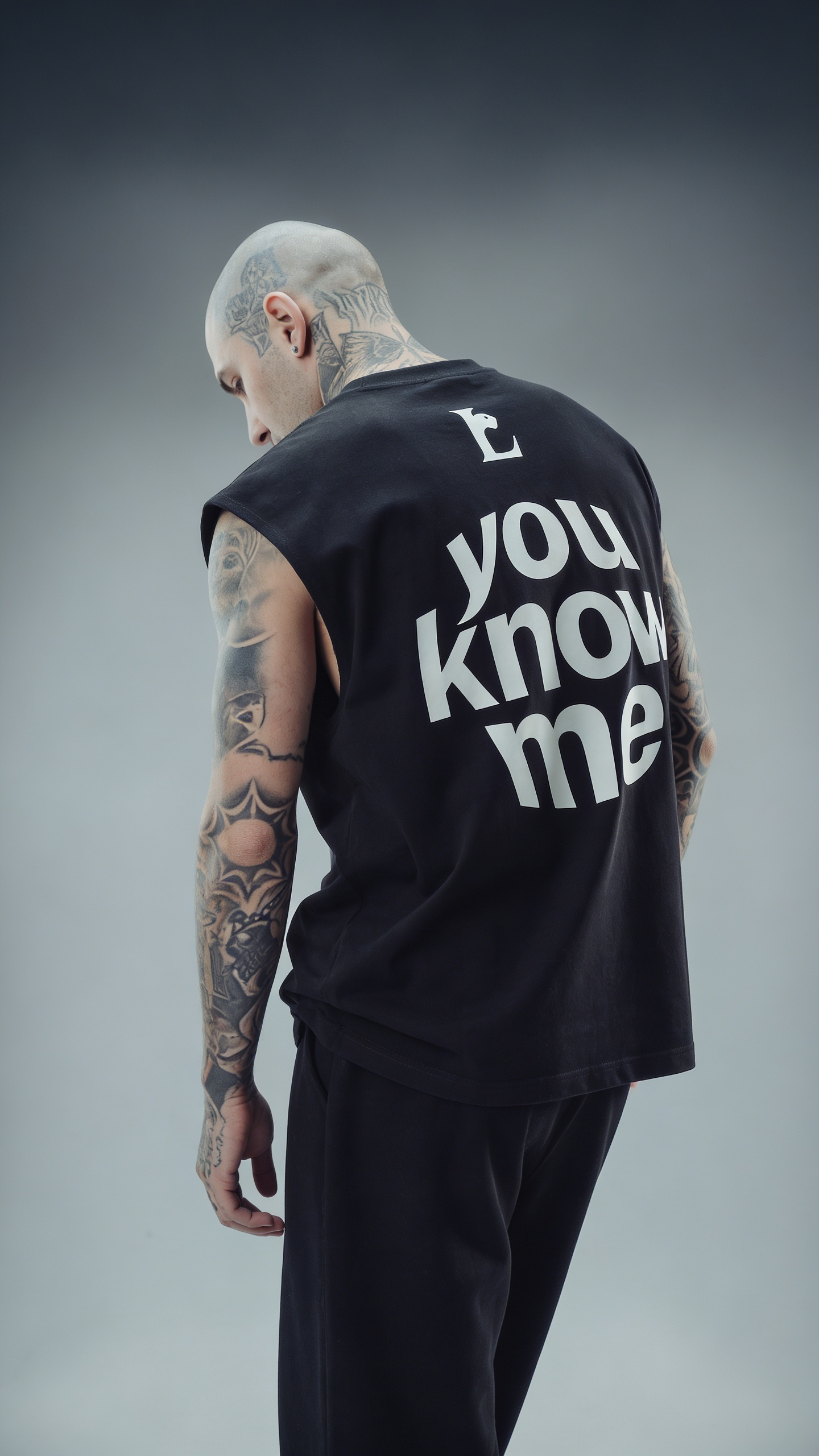 LUXENBOURG UNKNOWN ENTITY COTTON OVERSIZED VEST