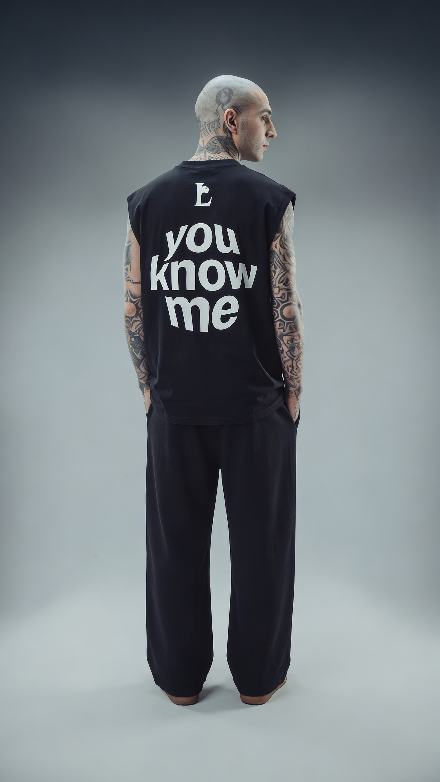 LUXENBOURG UNKNOWN ENTITY COTTON OVERSIZED VEST