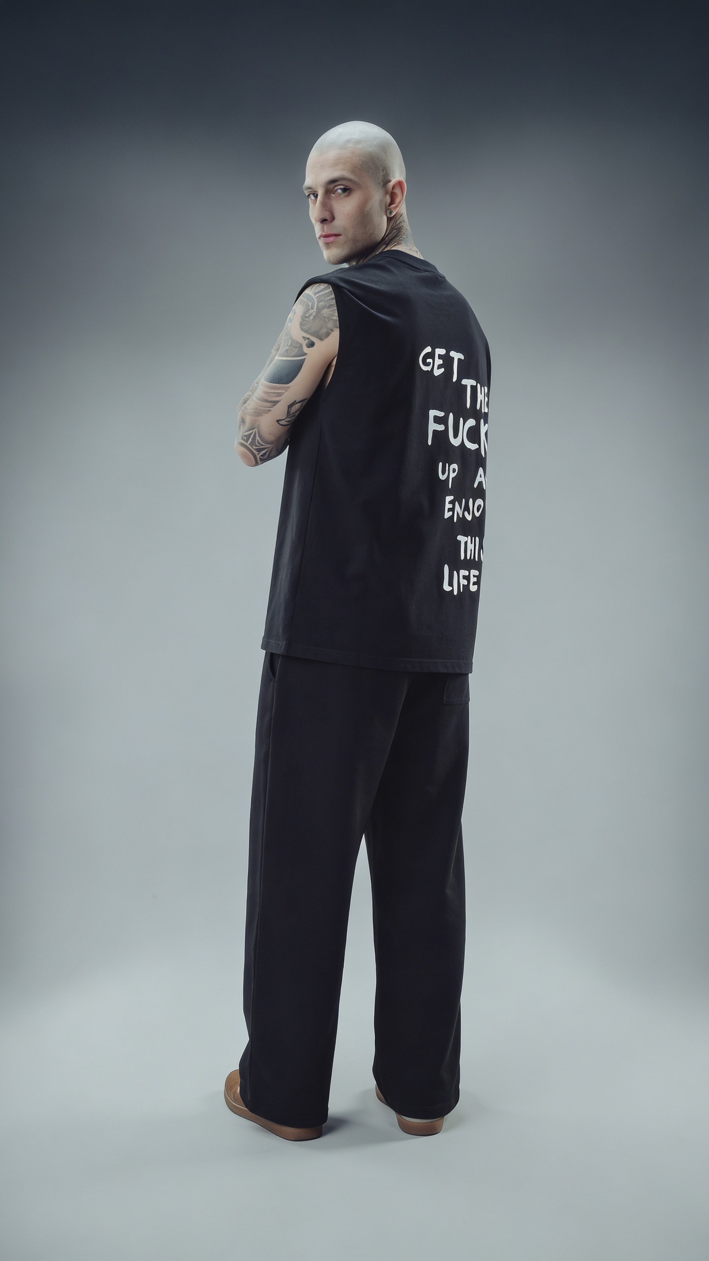 LUXENBOURG MIDNIGHT THERAPY BAGGY FIT VEST