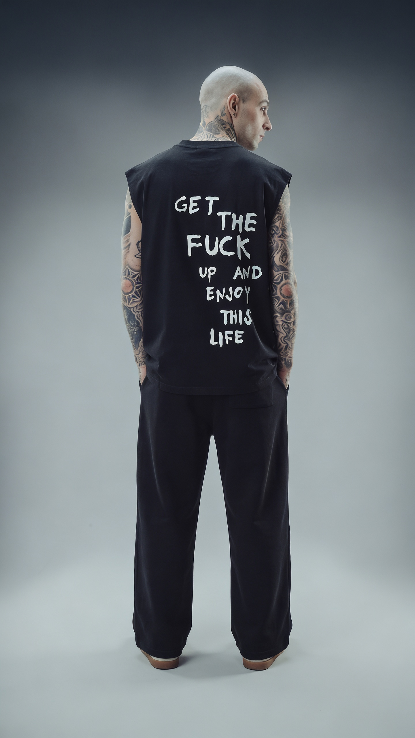 LUXENBOURG MIDNIGHT THERAPY BAGGY FIT VEST