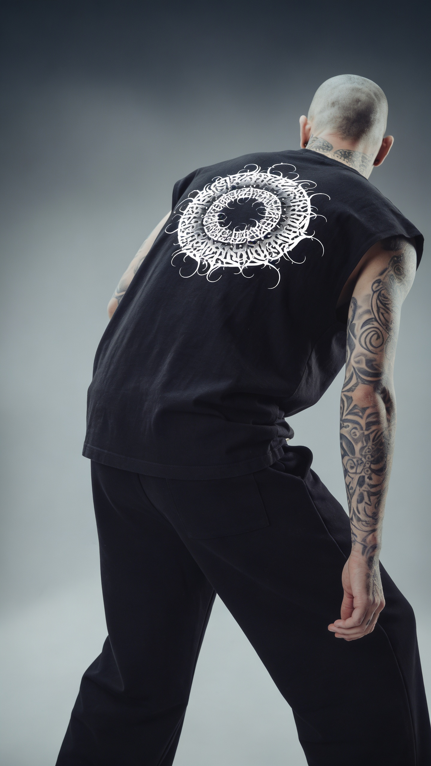LUXENBOURG ECLIPTIC COTTON OVERSIZED VEST