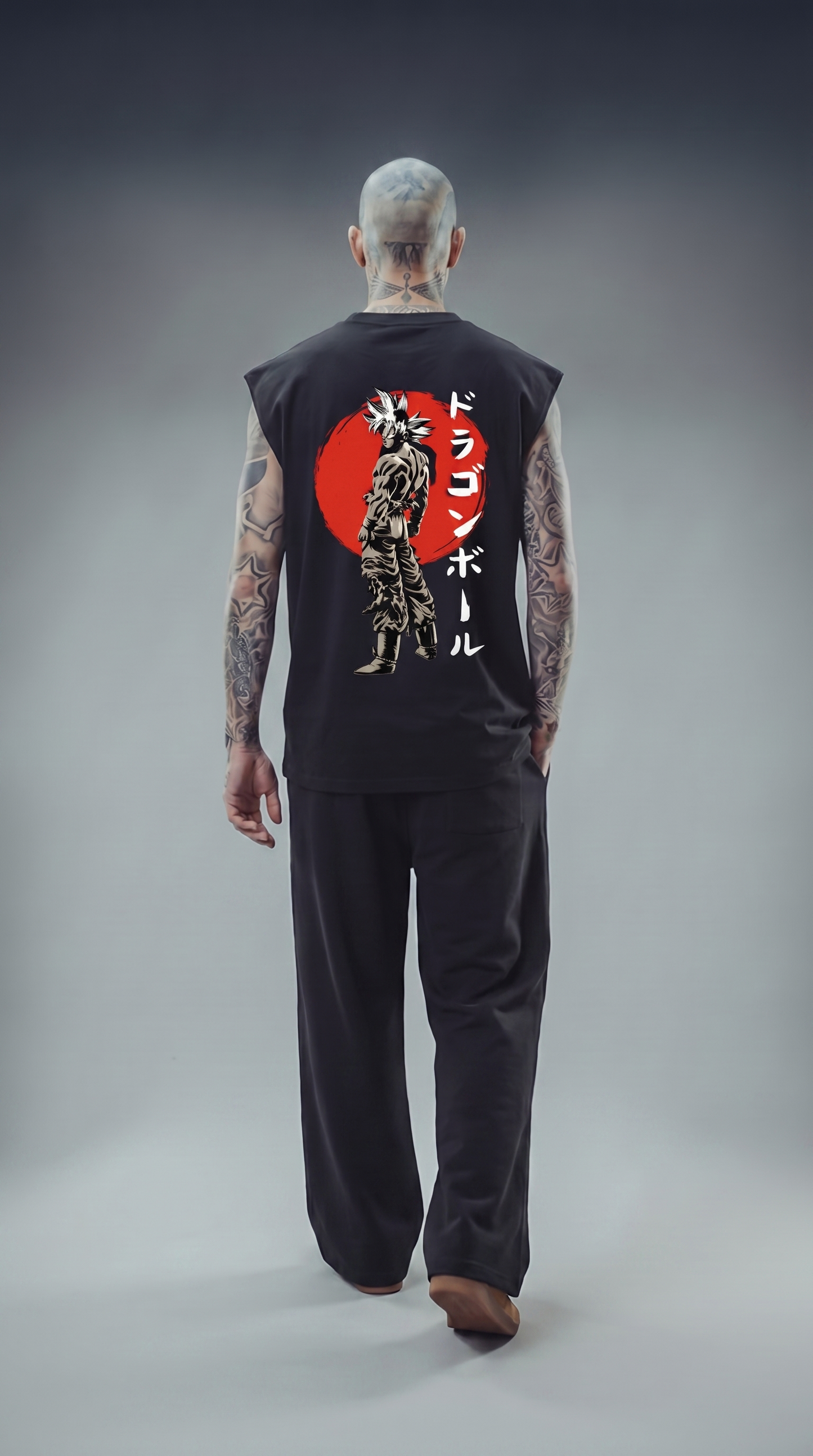 LUXENBOURG DRAGON SOUL COTTON OVERSIZED VEST