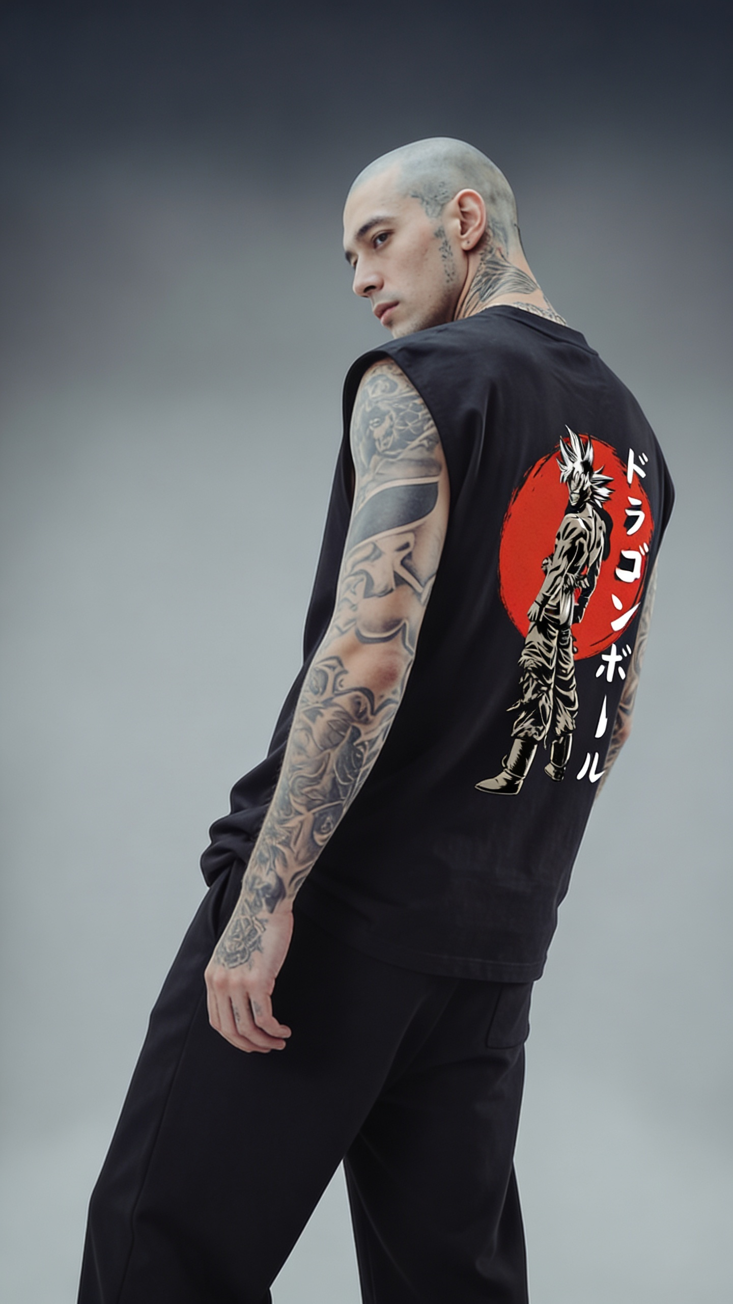 LUXENBOURG DRAGON SOUL COTTON OVERSIZED VEST